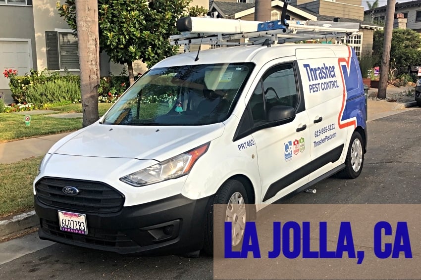 La Jolla Thrasher Pest Control Service Vehicle