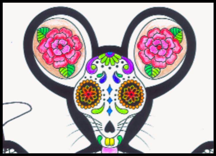 Thrasher Rat Coloring Page with Color